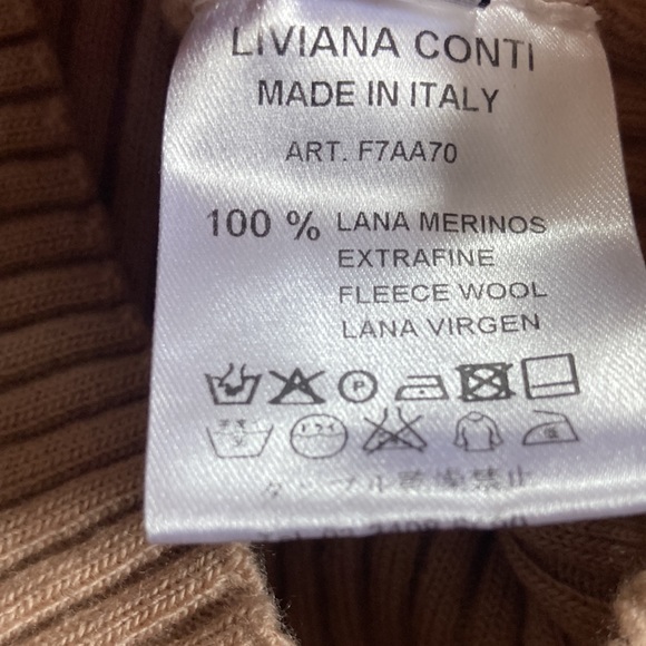 LIVIANA CONTI ribbed wool sweater size 42 - Picture 6 of 8
